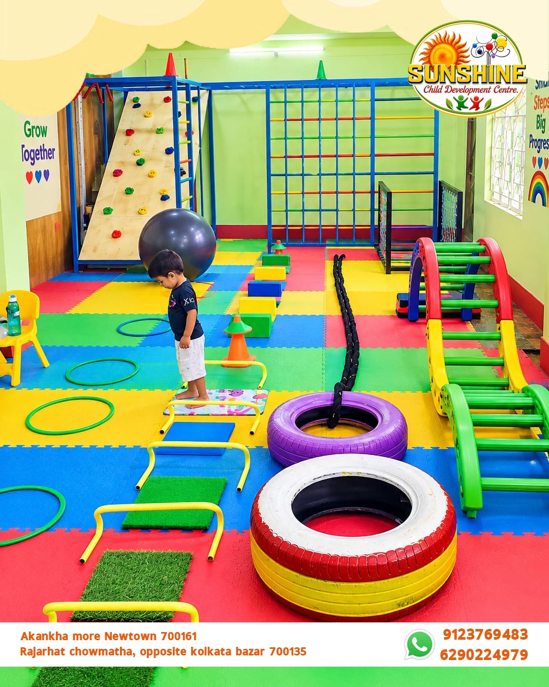 Sensory and gross motor play area